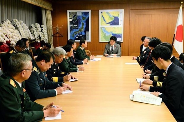 Japan Defence Minister receives Vietnamese delegation, promoting stronger defence cooperation