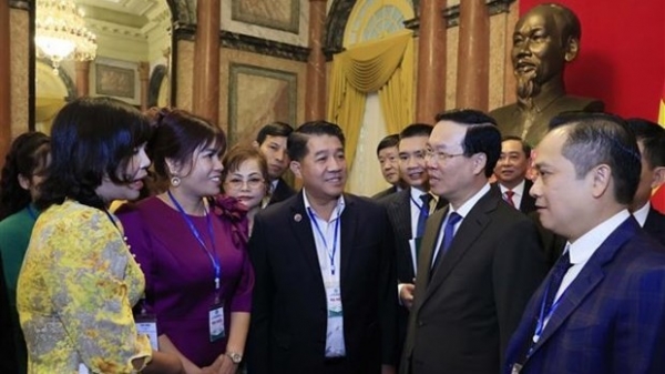 President Vo Van Thuong hosts Agriculture, Rural Development General Council delegation
