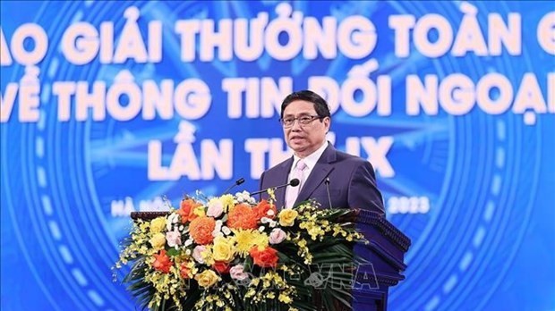 Prime Minister Pham Minh Chinh appreciates role of external information service