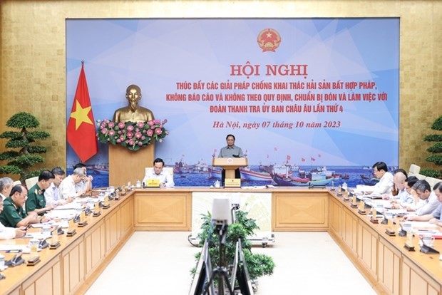 PM Pham Minh Chinh requests resolute actions against IUU fishing