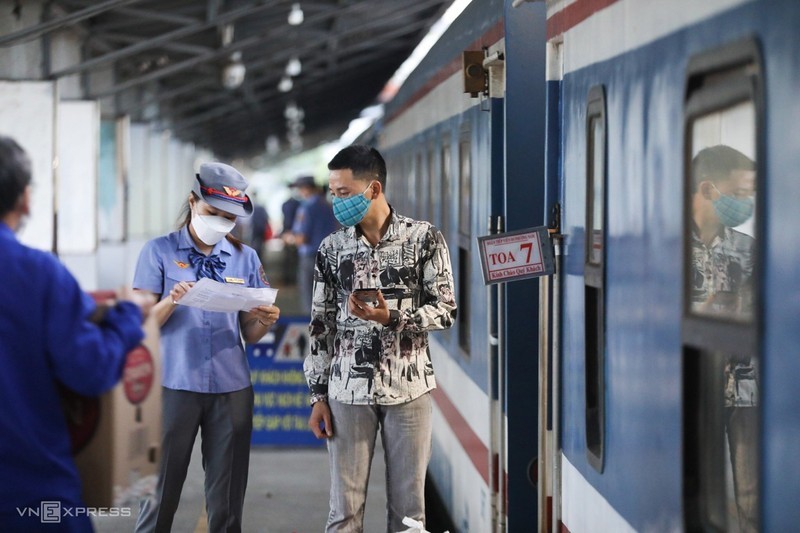 Saigon Railway Company offers over 20,000 tickets for Lunar New Year holiday - Illustrative image. (Photo: VnExpress)