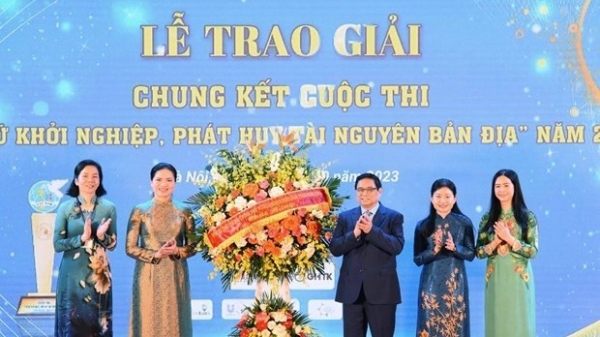 Prime Minister Pham Minh Chinh praises winners of women startup competition 2023