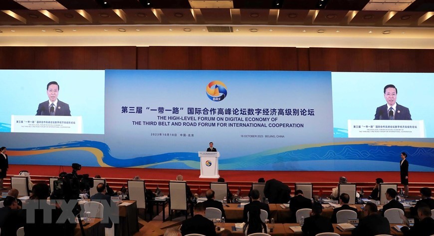 President Vo Van Thuong suggests digital economy cooperation pillars at Belt and Road Forum
