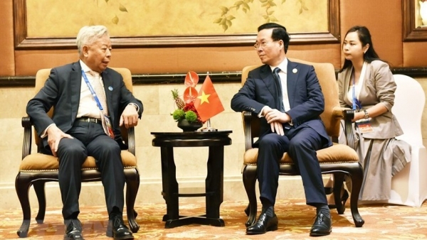 President Vo Van Thuong receives leader of Asian Infrastructure Investment Bank
