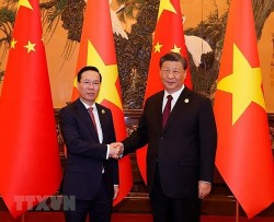 President Vo Van Thuong meets with President of China Xi Jinping in Beijing