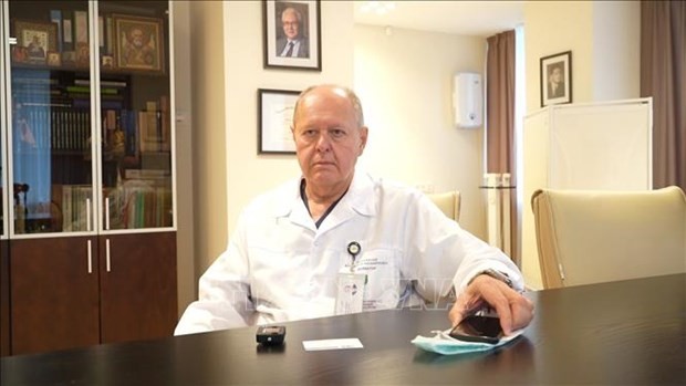 Vladimir Moiseenko, Director of the Napalkova cancer centre in St. Petersburg. (Photo: VNA)