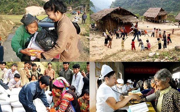 According to the Ministry of Labour, Invalids, and Social Affairs, the total number of people currently receiving monthly social assistance exceeds 3.35 million. (Photo: chinhphu.vn)