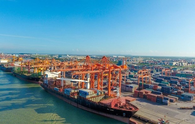 There are 286 terminals with over 96km of quays across Vietnam at present. (Photo: VietnamPlus)