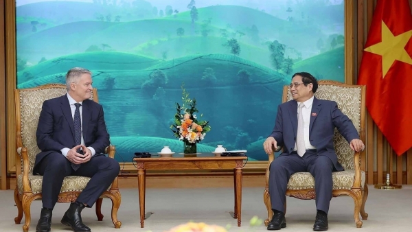PM Pham Minh Chinh welcomes OECD Secretary-General Mathias Cormann