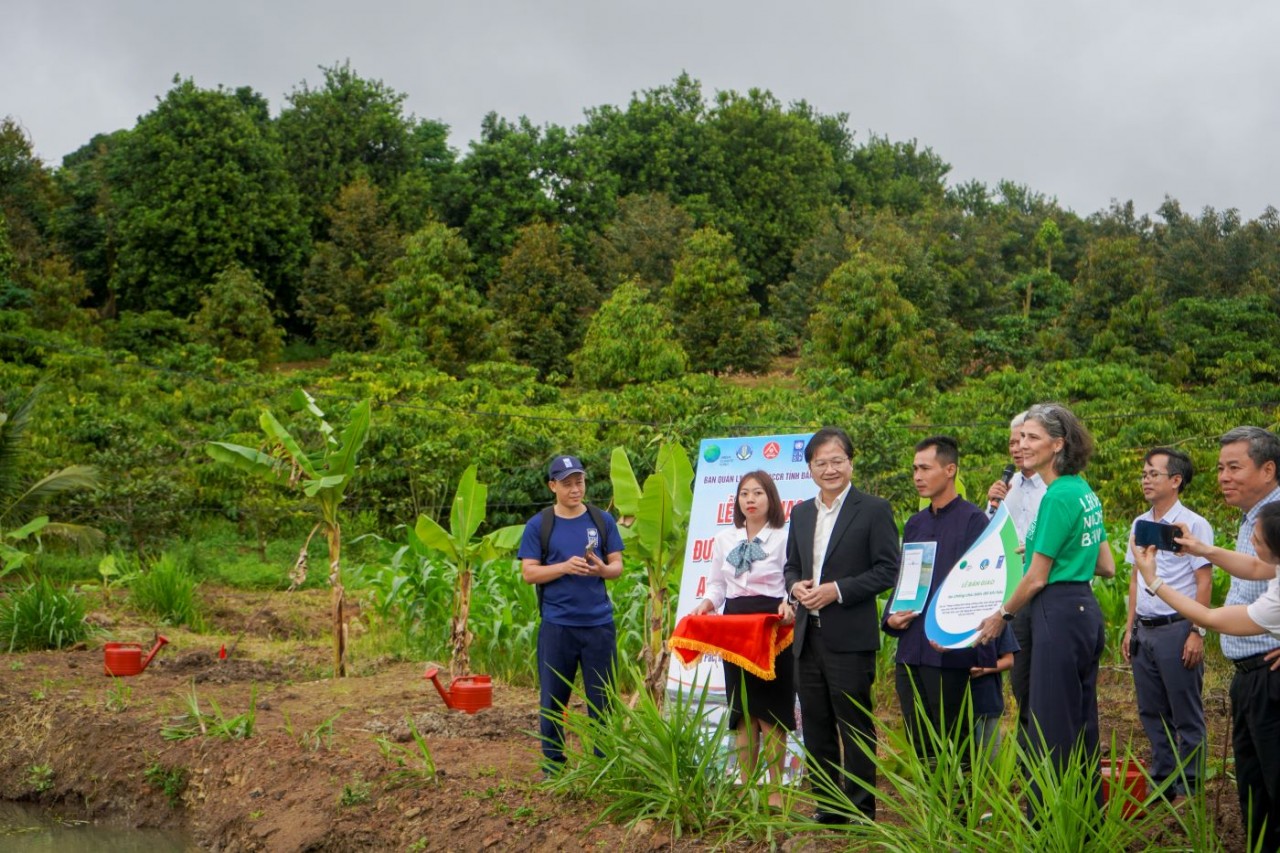 Dự án SACCR được triển khai nhằm cải thiện an ninh nguồn nước và bảo vệ sinh kế của các nông hộ nhỏ trong khu vực. (Nguồn: UNDP Việt Nam)