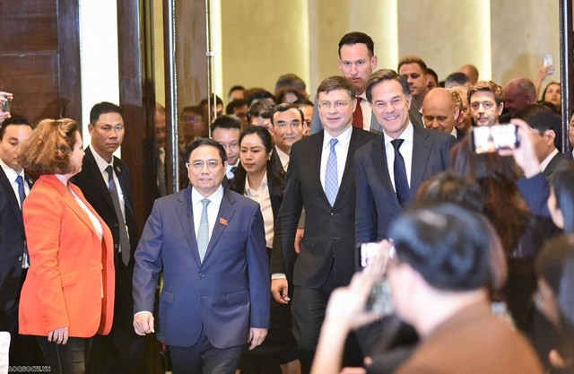 Vietnamese, Dutch Prime Ministers attend High-Tech Business, Green Economy Forums