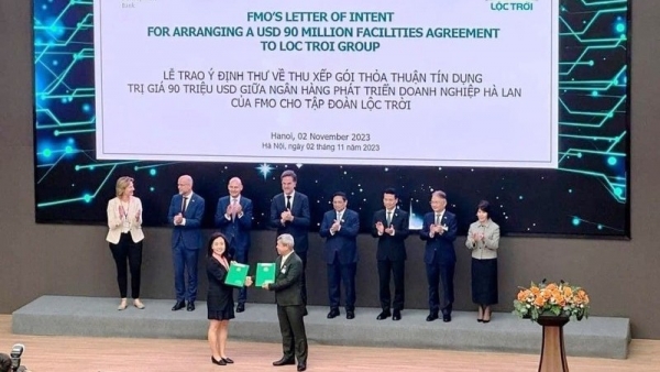 Dutch FMO, Loc Troi Group sign 90 million USD credit package to second sustainable rice production