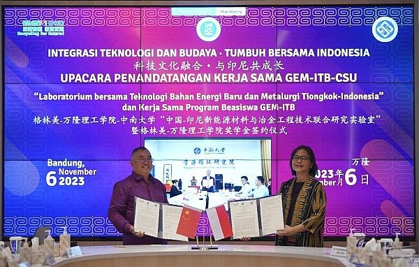 China and Indonesia together research new energy materials
