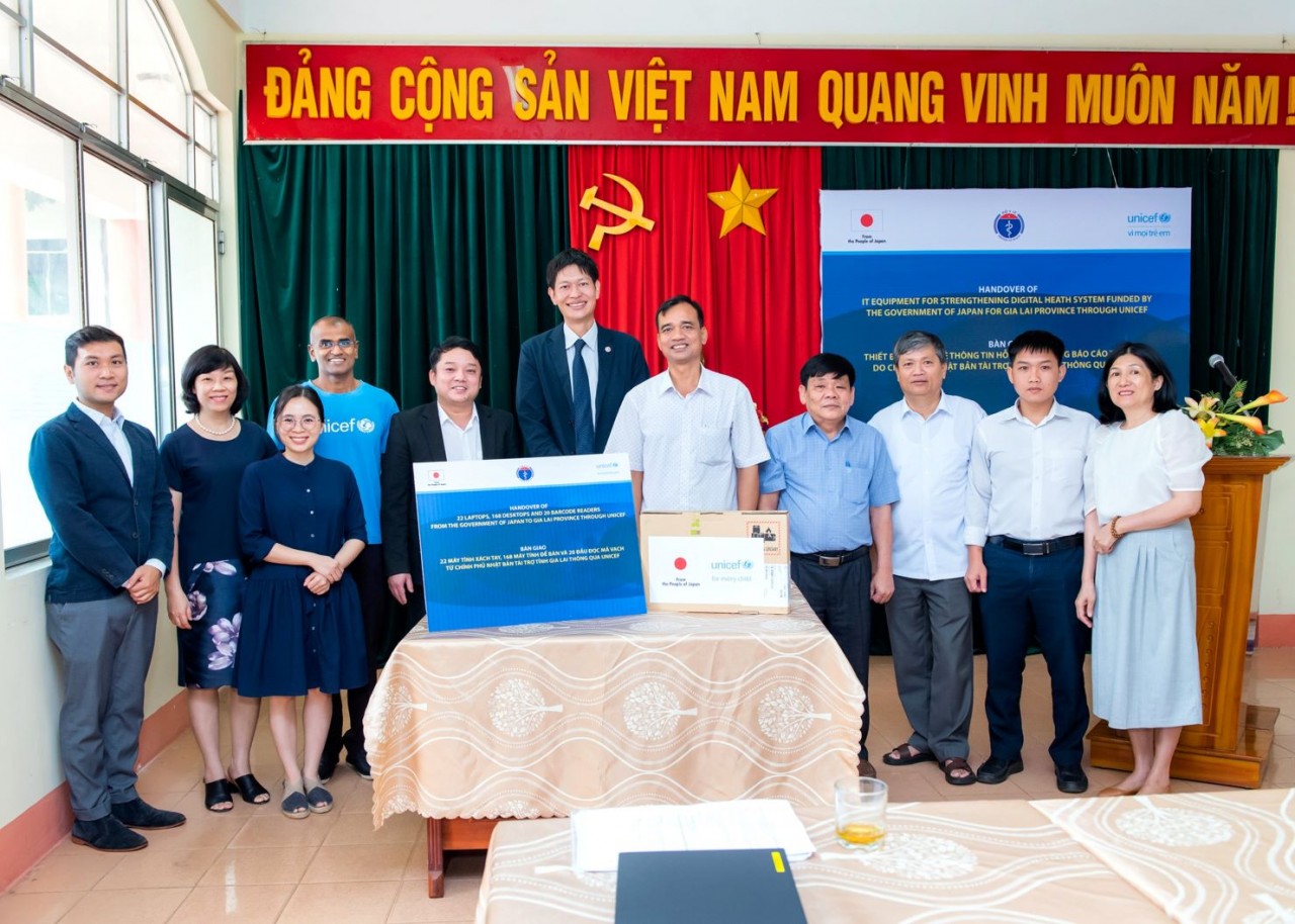 Japan and UNICEF support Viet Nam to strengthen the digital health system