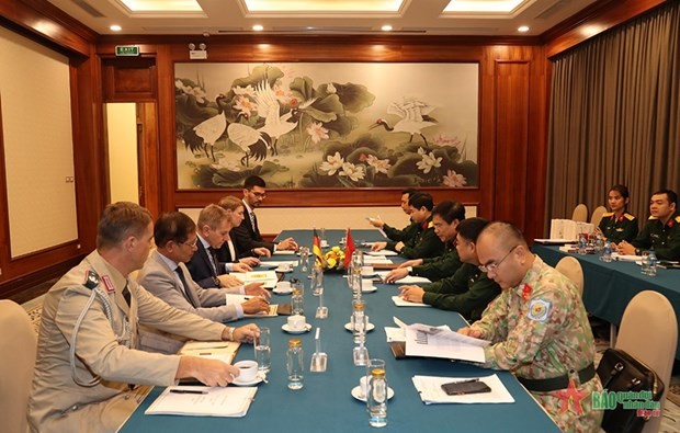 Vietnam, Germany Defence Ministries discuss measures to intensify legal affairs collaboration