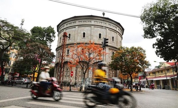 Hanoi’s Hang Dau water tower transformed into art space | Culture - Sports  | Vietnam+ (VietnamPlus)