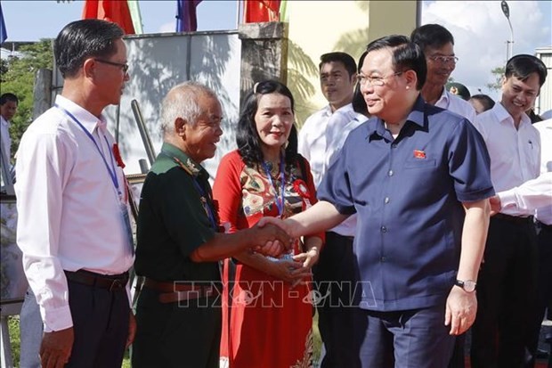 NA Chairman attended great national unity festival in Da Nang. (Photo: VNA)