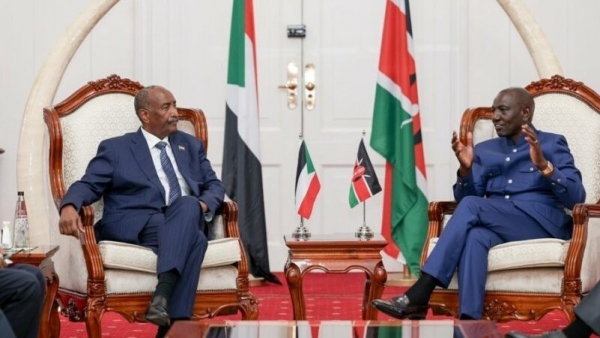 Tổng thống Kenya Ruto và Tướng Al-Burhan hối thúc chấm dứt cuộc xung đột kéo dài 7 tháng ở Sudan