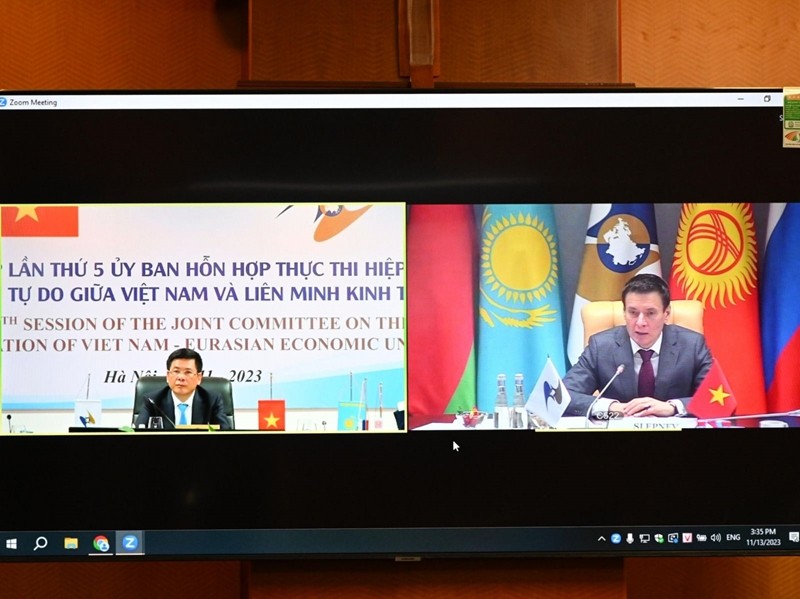 5th session of Joint Committee on implementation of EAEU-Vietnam FTA convenes in Hanoi