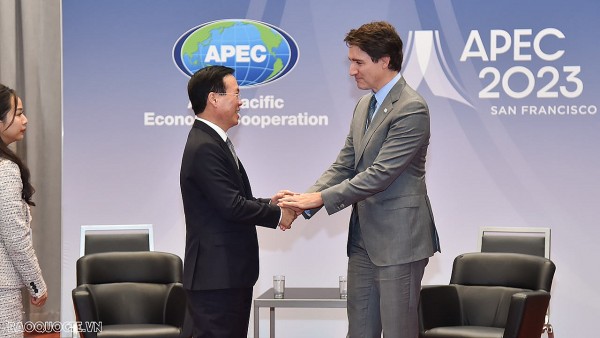 APEC 2023: Chủ tịch nước Võ Văn Thưởng đề nghị Canada tiếp tục hỗ trợ Việt Nam trong lĩnh vực gìn giữ hòa bình