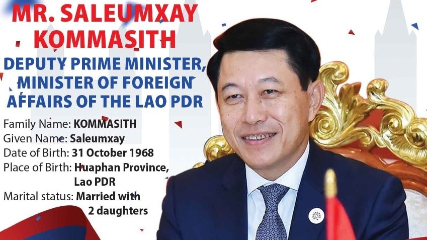 Biography of Lao Deputy PM and Foreign Minister  Saleumxay Kommasith