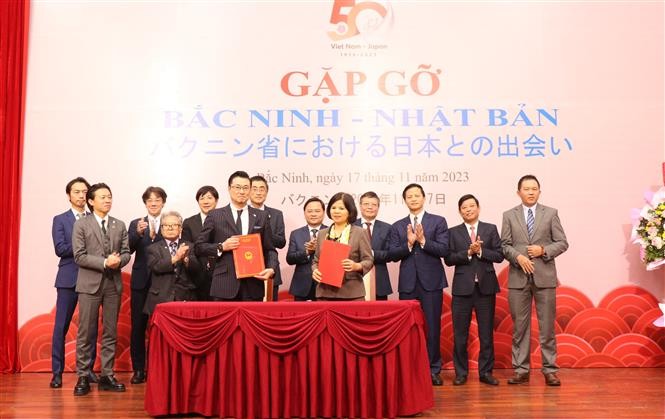 Meet Bac Ninh – .Japan” programme held. (Photo: VNA)
