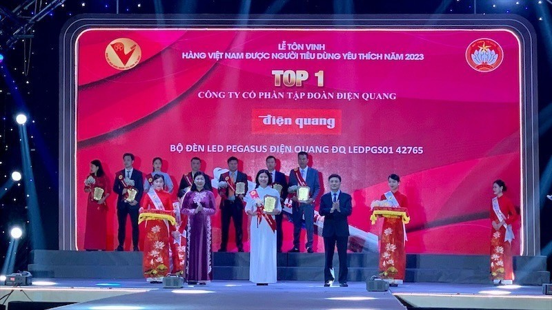 Products named in the Top 1 honoured at the ceremony. (Photo: NDO)