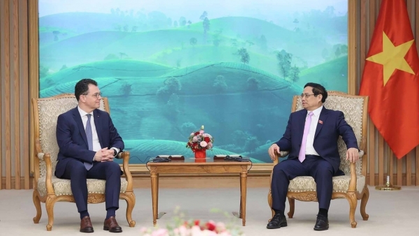 PM Pham Minh Chinh receives Romanian Minister of Economy, Entrepreneurship and Tourism