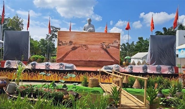 Soc Trang rice painting sets Vietnam record | Society | Vietnam+ (VietnamPlus)