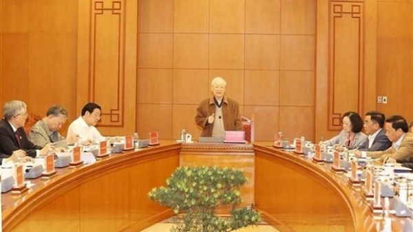 Party General Secretary Nguyen Phu Trong urges settlement of corruption cases