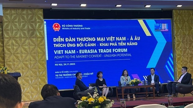 Vietnam boosts trade ties with Eurasian region: Trade Forum