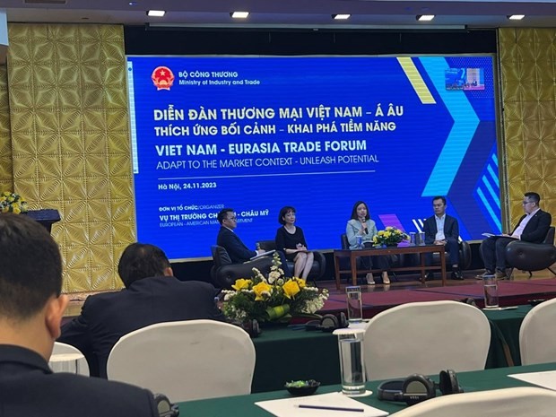 Vietnam boosts trade ties with Eurasian region