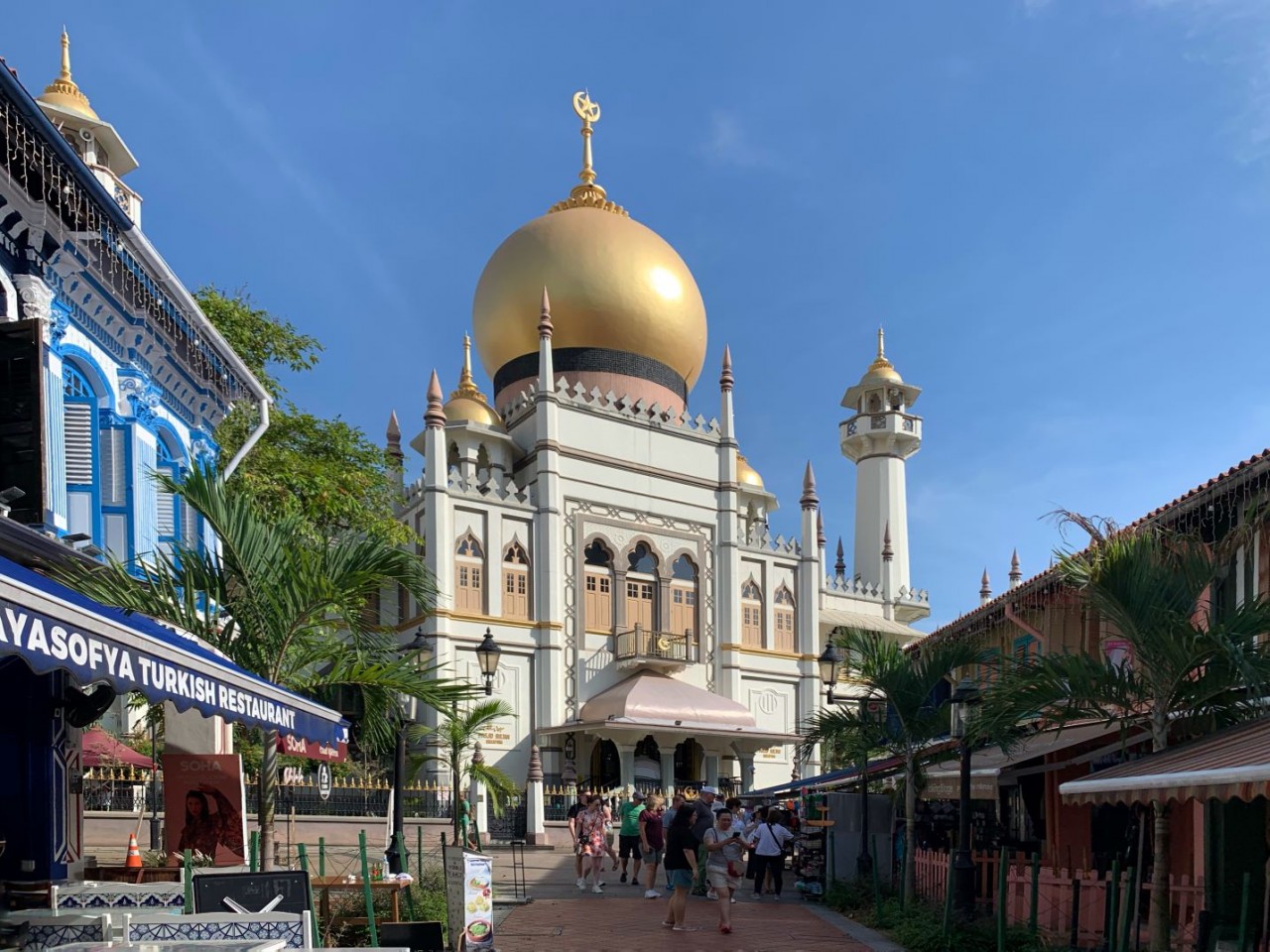 Nhà thờ Hồi giáo Sultan Masjid ở khu phố Arab, Singapore. (Nguồn: Wikipedia)