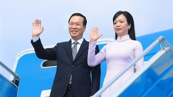 President Vo Van Thuong sets off for official visit to Japan