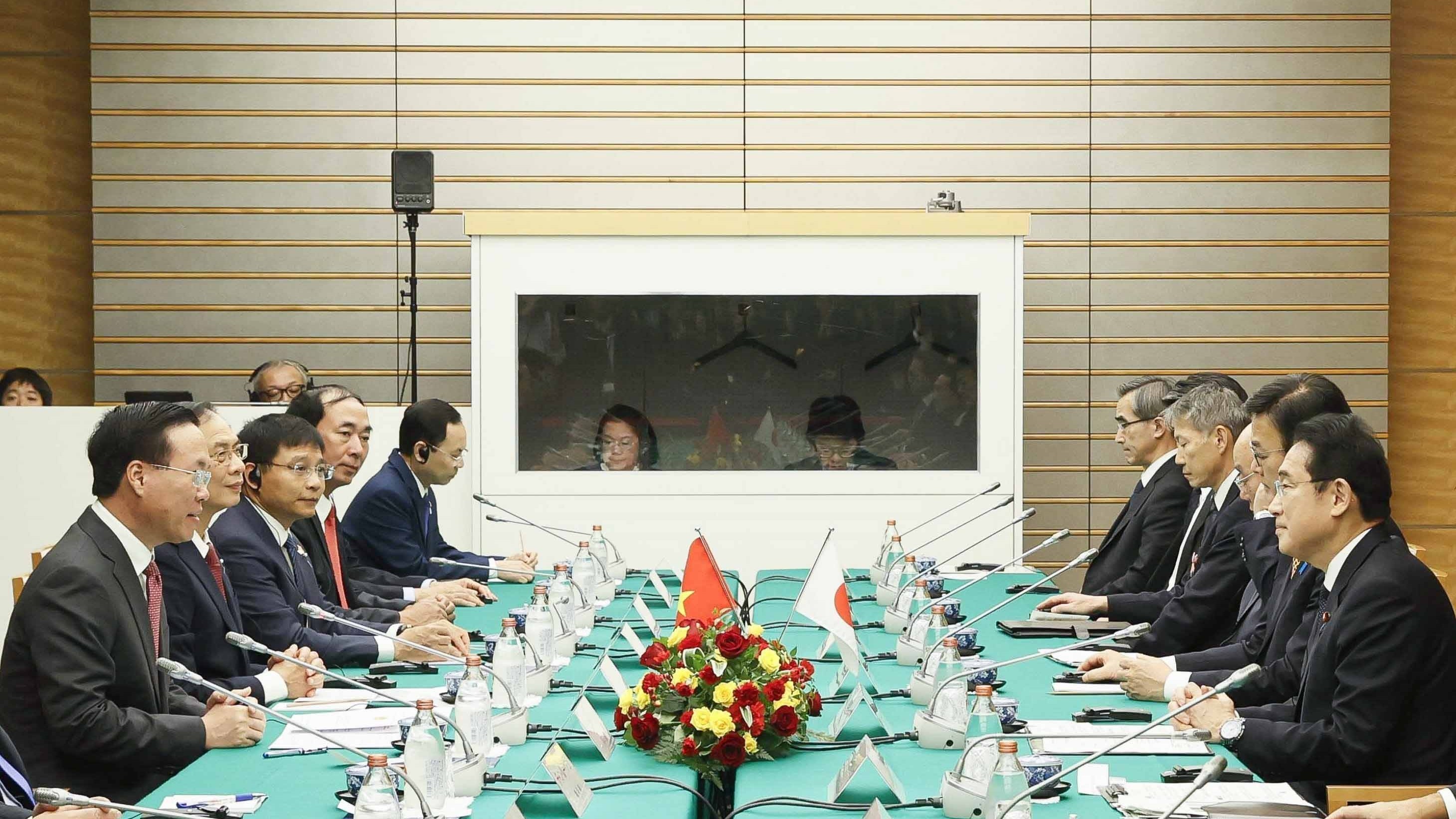 President Vo Van Thuong holds talks with Japanese Prime Minister Kishida Fumio