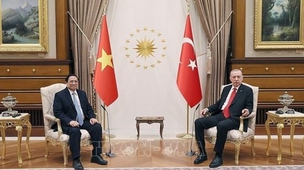 PM Pham Minh Chinh meets with Turkish President Recep Tayyip Erdoğan in Ankara