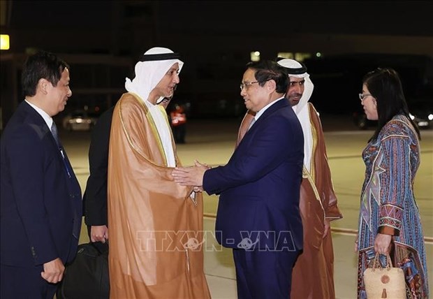 PM Pham Minh Chinh arrives in Dubai, starting activities at COP28 PM Pham Minh Chinh arrives in Dubai, starting activities at COP28