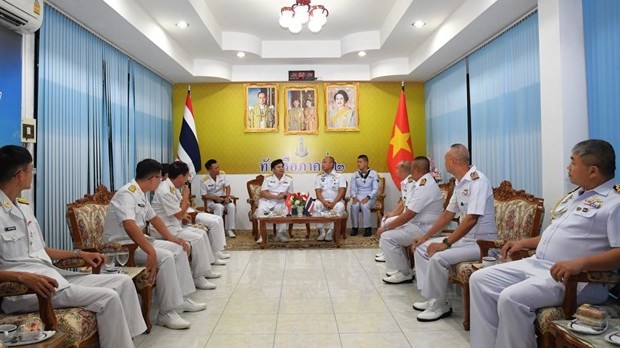 Vietnamese Navy delegation visits Thai High Command of Naval Region 2
