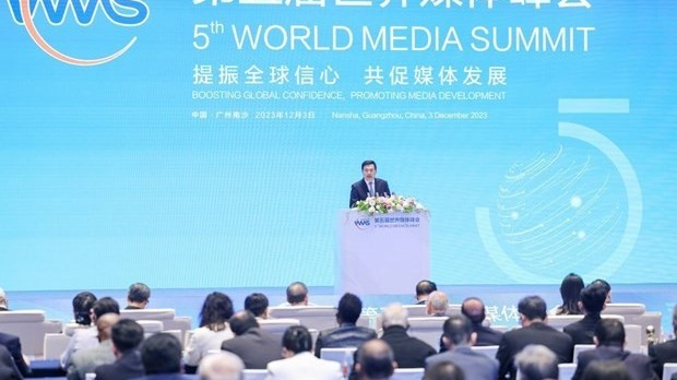 Vietnam News Agency joins fifth World Media Summit in Guangzhou, China