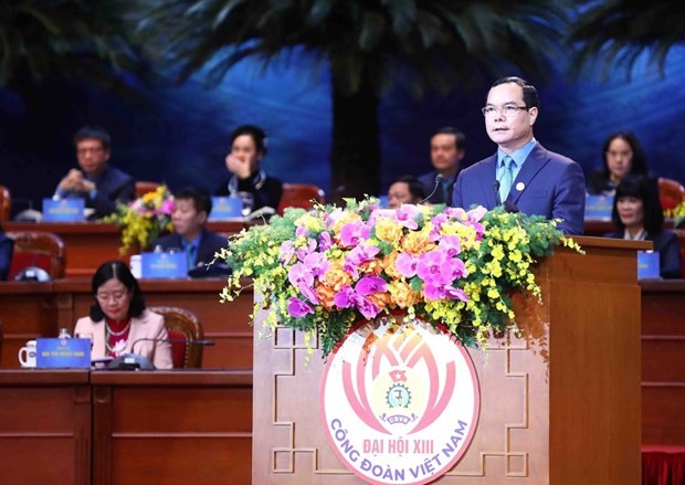 Vietnam General Confederation of Labour convenes 13th National Congress in Hanoi