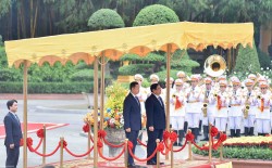 Prime Minister Pham Minh Chinh hosted welcome ceremony for Cambodian PM Hun Manet