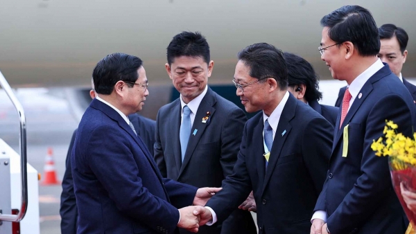 Thủ tướng Phạm Minh Chính tới Tokyo, bắt đầu chuyến tham dự Hội nghị cấp cao ASEAN-Nhật Bản