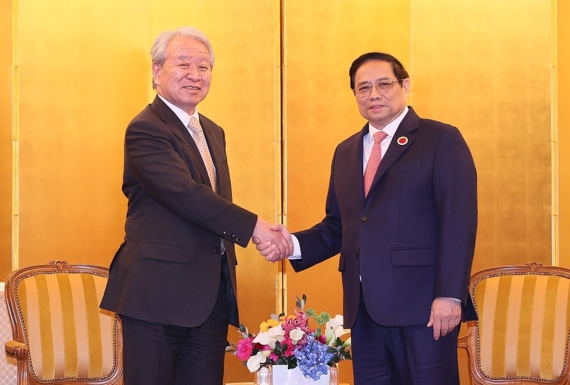 PM Pham Minh Chinh receives Presidents of International Friendship Exchange Council, JICA
