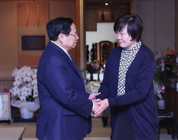 Prime Minister Pham Minh Chinh visits family of Japanese late Prime Minister Abe Shinzo