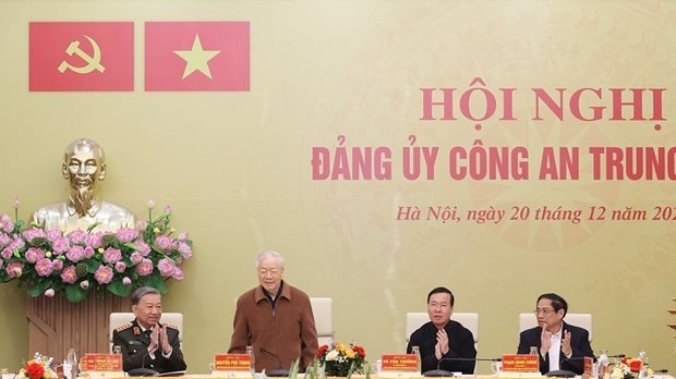 Party leader demands continued efforts to ensure peaceful, happy life for people
