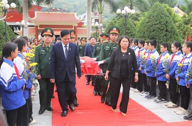 Burial service for soldier's remains repatriated from Laos Burial service for soldier's remains repatriated from Laos