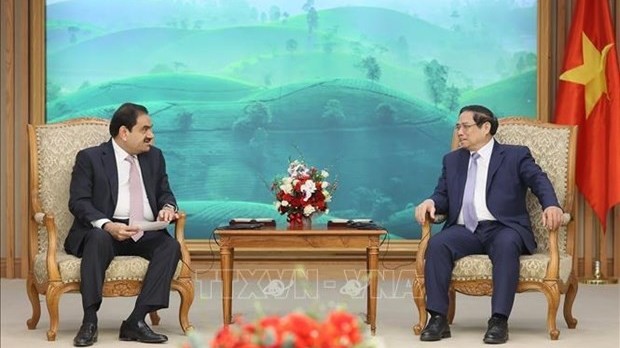 PM Pham Minh Chinh receives Chairman of Adani Group in Hanoi
