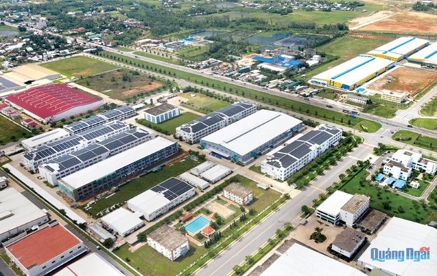 At Vietnam-Singapore Industrial Park II in Quang Ngai (Photo: baochinhphu.vn) At Vietnam-Singapore Industrial Park II in Quang Ngai (Photo: baochinhphu.vn)