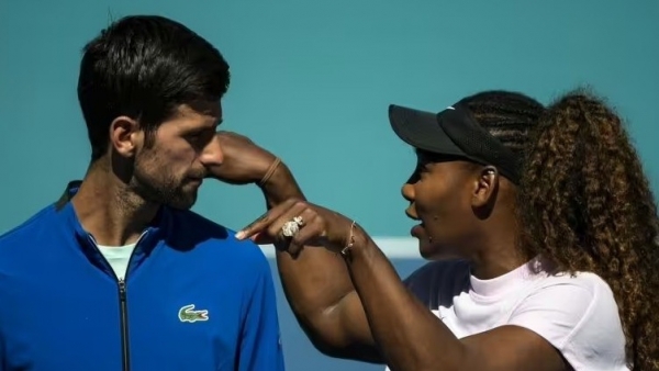 Quần vợt thế giới: Serena Williams được nhận định xuất sắc hơn Novak Djokovic