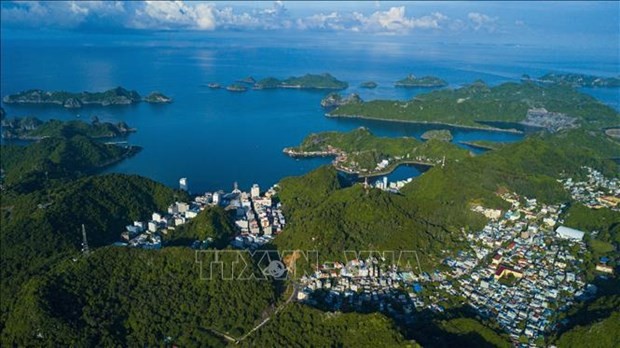 A view of the Cat Ba Archipelago off the coast of the northern port city of Hai Phong. (Source: VNA)